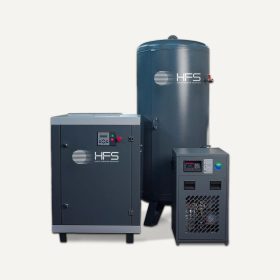 کمپرسور ۹۵۰۰ لیتری اسکرو ۵۵ کیلو وات مدل HFS 75