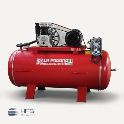 کمپرسور /  پمپ باد ۸۲۷ لیتری سری B ایتالیا هوا فراور سمنان  /  مخزن ۷۵۰
