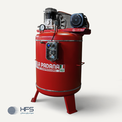 کمپرسور (ایستاده) ۶۵۰ لیتری سری B ایتالیا هوا فراور سمنان  /   مخزن ۵۰۰